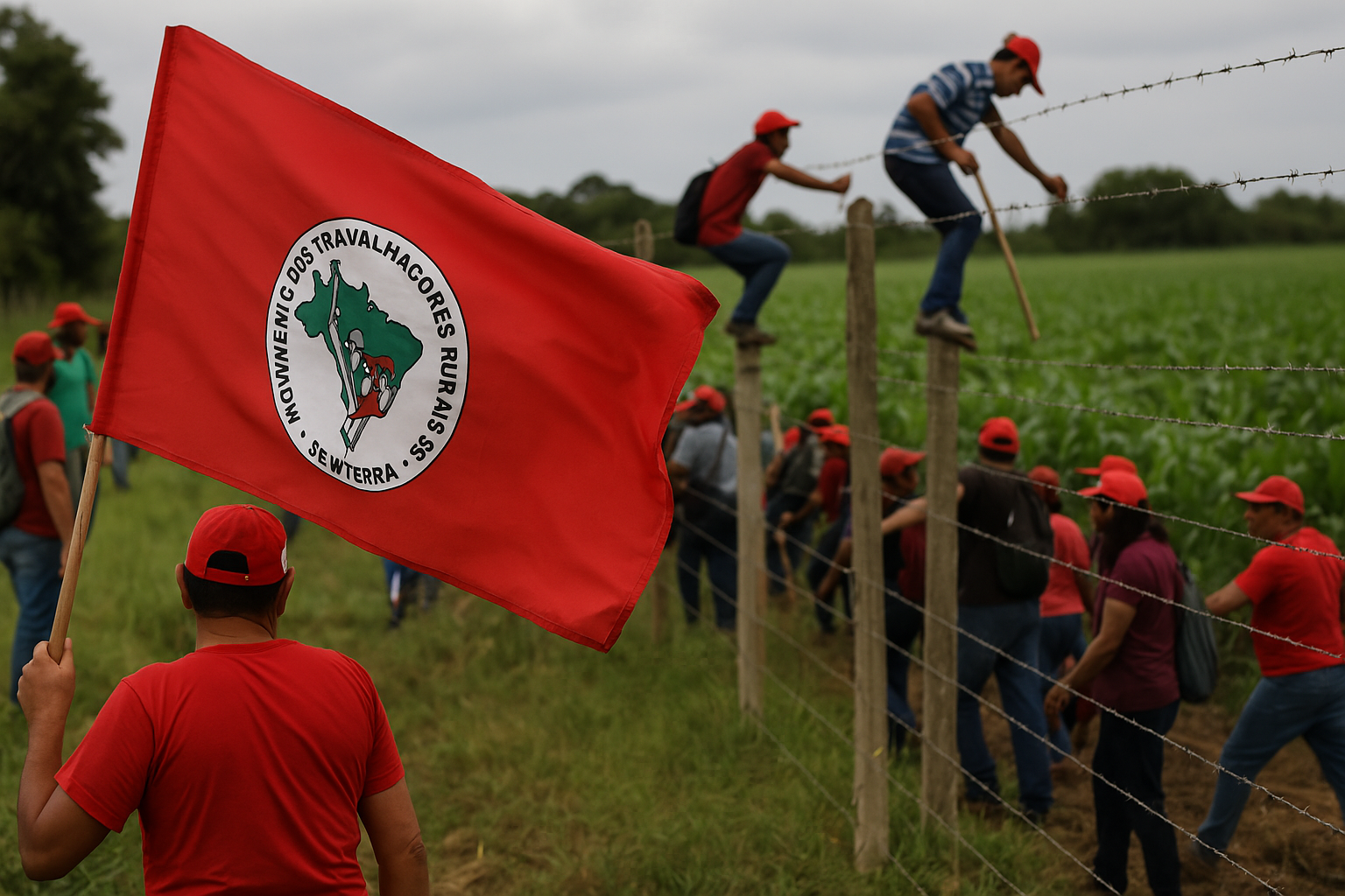LULA BANCA O TERRORISMO - MST já invadiu 23 propriedades e vai invadir mais; terror que o governo banca com R$ 750 milhões 
